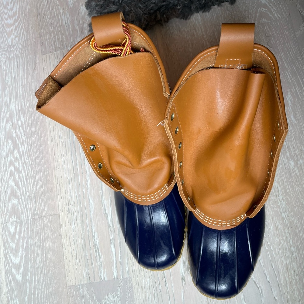LL Bean Boots (8" Navy) - brand new!